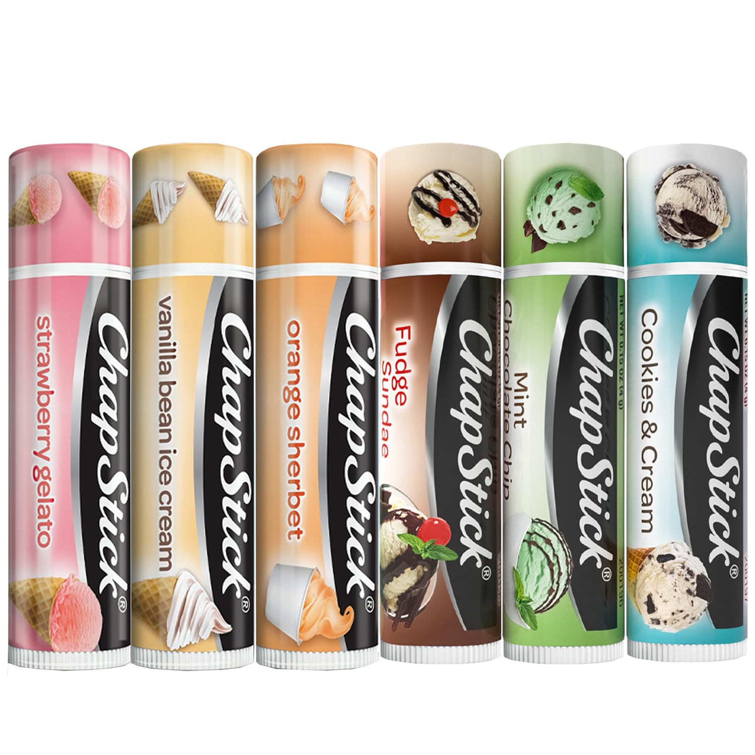 Amazon.com : ChapStick Lip Balm, Ice Cream Collection 3-Pack + Ice